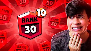 10 BRAWLERS RANK 30 em UM VÍDEO [upl. by Neel754]