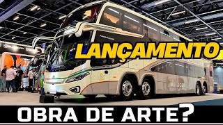 O ÔNIBUS MAIS ESPERADO DO BRASIL NOVO BUSSCAR NB1 PANORÂMICO DD EM TODOS OS DETALHES [upl. by Gaal]