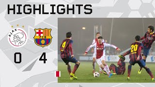 Highlights Ajax A1  FC Barcelona  UEFA Youth League [upl. by Cahra]