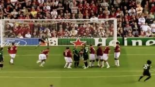 Shunsuke Nakamura vs Manchester United  200607 Champions League [upl. by Hartwell435]