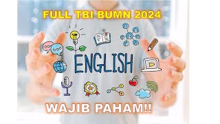 FULL BAHAS SOAL TBI BUMN 2024  Error recognition amp Structure [upl. by Etteniotnna]