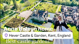 Hever castle and gardens Anne Boleyn home history lovestory king england [upl. by Neenad]