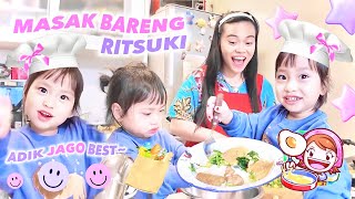 MASAK BUAT SARAPAN BARENG RITSUKI DAN MAMA MEGA BESTEI [upl. by Jeniece]