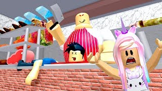 ROBLOX Escape The Evil Butcher Story [upl. by Emeric]