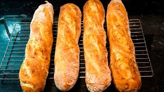 How to make French Baguettes at home [upl. by Atteyek130]