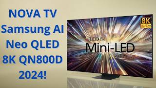 Surpreendente Nova Smart TV SAMSUNG AI Neo QLED 8K 65QN800D 2024 Qualidade de Outro Mundo 🌌📺 [upl. by Ayortal]