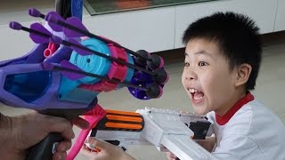 Blaster VS Bow  Nerf Rebelle Revolution Bow Review [upl. by Esineg]