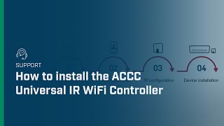 How to install the AC Cloud Control Universal IR WiFi Controller  Intesis [upl. by Woodward]