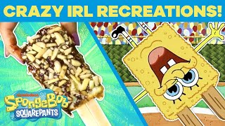 MORE Crazy IRL Recreations Chocolate With Nuts 🍫🤪  SpongeBobSaturdays [upl. by Eah724]