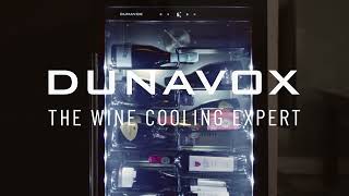 Awardwinning Dunavox Wine Coolers with multi led lighting available in more than 40 countries [upl. by Koralie888]