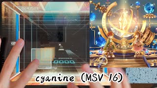 【Paradigm Reboot】cyanine MSV 16 ALL DECRYPTED 6落ち【4K60】Ric3Cat [upl. by Cook]