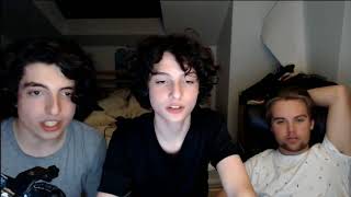 Finn Wolfhard responds to questions about improvised lines in IT [upl. by Nymrak]