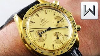 Omega Speedmaster Chronograph Automatic 1750032 Luxury Watch Review [upl. by Emmalynn]