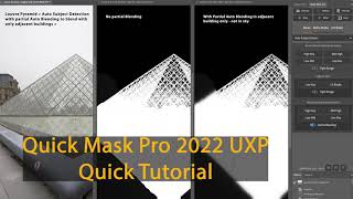 Quick Mask Pro 2022 for UXP  Quick Tutorial series 1 [upl. by Sundberg]