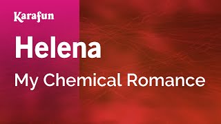 Helena  My Chemical Romance  Karaoke Version  KaraFun [upl. by Salohcim]