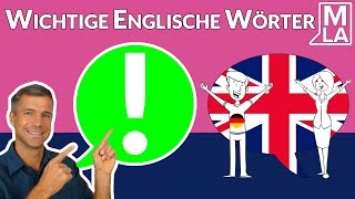 🇬🇧 Englisch für Anfänger  10 Wichtige Englische Wörter  Marcus´ Language Academy [upl. by Wood]