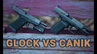 Glock19 vs Canik TP9SF Elite in EDC Matchup [upl. by Nyladnek438]