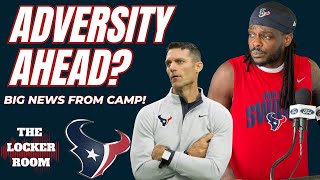 Texans Facing First Adversity Of Season Lassiter Gets STRONG Praise amp Depth Chart Released [upl. by Anerahs]