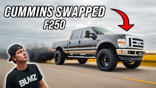 Cummins Swapped Ford F250 Worlds Ultimate Truck [upl. by Royden]