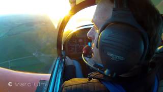 SIAIMarchetti SF260 Cockpit Bolzano Take off Landing [upl. by Cirde237]