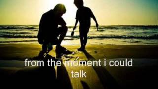 Father and Son by Ronan Keating w lyrics [upl. by Annawd]