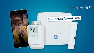 Homematic IP – Wir geben Deutschland das SmartHomeGefühl 📱🏡👀 – Starter Set Raumklima extended [upl. by Storer243]