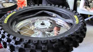 How To Change A Motorcycle Tire [upl. by Ansell]