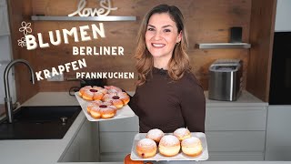 Leckeres Rezept Perfekte Berliner Krapfen amp Pfannkuchen selbst gemacht  Anleitung [upl. by Ykcor]