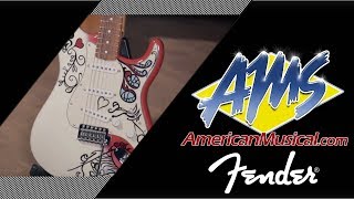 Fender LE Jimi Hendrix Monterey Stratocaster Overview  American Musical Supply [upl. by Aeirdna]