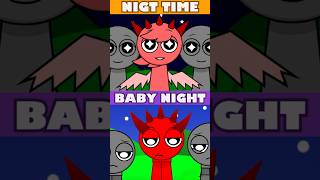 Incredibox Sprunki BABIES 🍼👶 VS Sprunki NIGHT TIME 🪙✨ All Characters [upl. by Noinatrad]