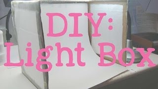 DIY Light Box  Tutorial Care amp How To Use [upl. by Airom]