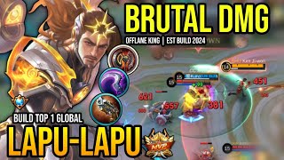 LAPULAPU BEST BUILD 2024  BUILD TOP GLOBAL LAPULAPU GAMEPLAY  MOBILE LEGENDS✓ [upl. by Delaryd]