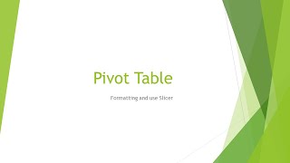 How to use Pivot table to create summary report P3كيف تصنع تقرير مجمع باستخدام الاكسيل الجزء الثالث [upl. by Raybin969]