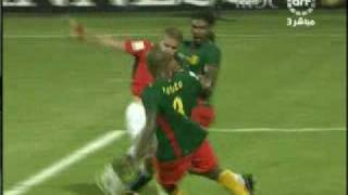 Zidans assist in African Cup Of Nations final 2008  Egypt vs Cameroon 10 [upl. by Selinski424]