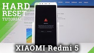 Hard Reset of XIAOMI Redmi 5  Factory Reset via Settings [upl. by Amos143]