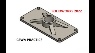 Section d part 2 SOLIDWORKS 2022 CSWA [upl. by Aivlys]