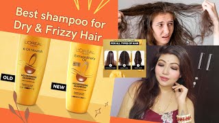 Hair Repair for Dry Frizzy Hair haircare affordable shampoo review loreal hair beauty [upl. by Anilak]