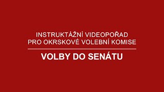 Videopořad pro volby do Senátu Parlamentu ČR 2024 [upl. by Irv]