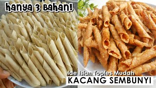 RESEP KACANG SEMBUNYI  Dari Kulit Pangsit Enak Renyah dan Mudah [upl. by Maryann]