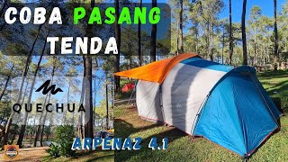 Set up Arpenaz 41 Family Tent  Pasang tenda arpenaz Family 41 [upl. by Eelhsa]