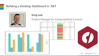 ComponentOne Live Building a Desktop Dashboard in NET [upl. by Hibbs]