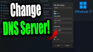 How to Change DNS Settings on Windows 11 PC Easy Guide [upl. by Lime]