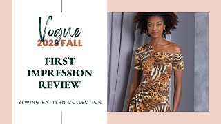 Review VOGUE 2023 FALL Sewing Patterns [upl. by Rinum]