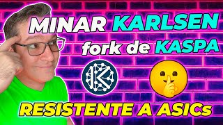 ✅COMO MINAR KARLSEN✅ ES UN FORK DE KASPA RESISTENTE A ASICs👀🤫🧐 cryptomonedas [upl. by Esther]