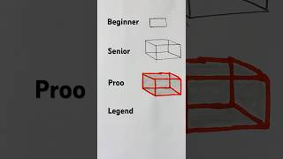 How to draw cuboid in 3d viral art youtubeshorts [upl. by Jowett]