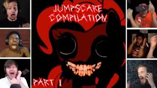 Gamers React to Jumpscares in Different Games PART 1 [upl. by Ekusoyr]