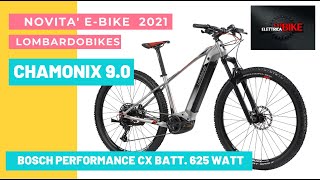 eBike novità 2021 LOMBARDO  CHAMONIX 90  Bosch performance cx batt 625 watt [upl. by Barr]