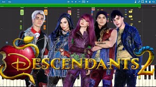 Disneys Descendants 2  IMPOSSIBLE REMIX Compilation [upl. by Joslyn964]