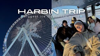 Went to the Biggest Ice Festival in the world ❄️☃️ HARBIN CHINA [upl. by Howlond]