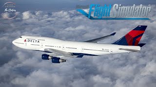 MSFS LIVE  Full Flight  Delta Airlines 7478  Boston to Los Angeles  VATSIM [upl. by Mundt539]